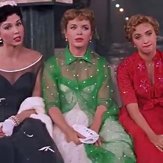 🎉 Three days ago, two Hollywood icons were born! Debbie Reynolds (1932) and Jane Powell (1929)—legends of song, dance, and silver-screen magic. 🌟Here they are with Ann Miller in the 1955 musical Hit the Deck, singing the playful “Why Oh Why?”—a perfect snapshot of MGM’s golden-era charm, song, and dance. 💃🎶