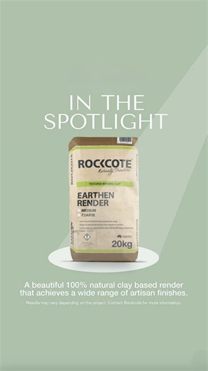 Rockcote on Instagram: "Meet Rockcote Earthen Render 🤎 100% natural, beautifully versatile, and crafted for artisan finishes. In this video, Bob shares how this natural clay-based render brings warmth, texture, and authenticity to interior spaces all while supporting Rockcote’s commitment to sustainability and natural materials. Learn more about our Decorative Coatings range on our website, link in bio. . . . #Rockcote #EarthenRender #DecorativeCoatings #NaturalMaterials #SustainableDesign #Aus