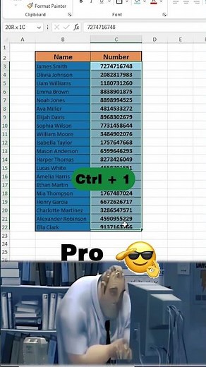 Put Hyphen Between Numbers in Excel (1 Second Trick!) 🤯 ✅ #ExcelTips
