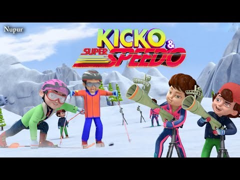Kicko और Tony ने किया बर्फ में Skating | Kicko And Super Speedo | Kids Cartoon | Moral Stories Kids