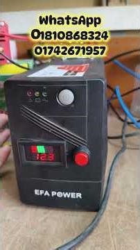 650VA Modified UPS with 12V 20A Charger | Full Automatic Setup