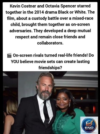 Kevin Costner & Octavia Spencer: On-Screen Rivals to Real-Life Friends! 🎬❤️