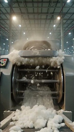 How Cotton Becomes Thread | Step by Step Process @shors #cotton #factoryprocess