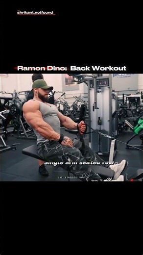 Why Ramon Dino’s Back Training Works: Full Breakdown |🫡 Ramon Dino Routine #gym #motivation #shorts