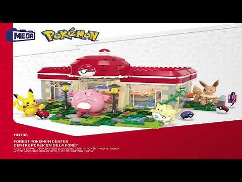 Mega Construx instructions | Pokemon | HNT93| Forest Pokémon Center