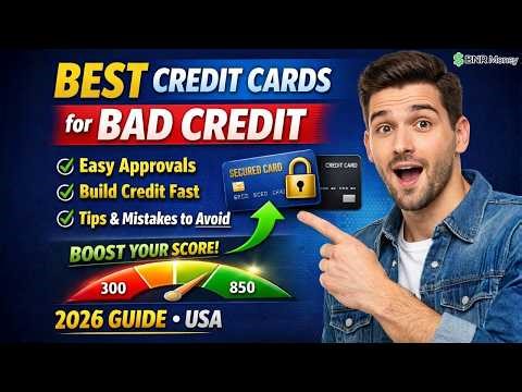 Best Credit Cards for Bad Credit 2026 — Rebuild Your Credit Score Fast in the USA
