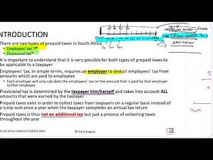 Part 1-Prepaid Taxes - Introduction and overview (10min)