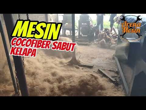 Mesin Pengurai Sabut Kelapa Kapasitas Besar - Mesin Pembuat Cocofiber Cocopeat Sabut Kelapa
