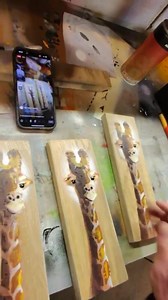 New giraffe stencil art in production ! #artist #stencilart #handmade | The Stencil Shed