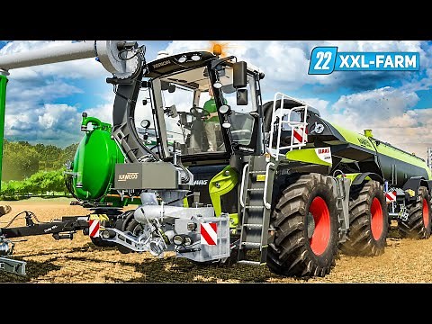 LS22 XXL Farm #44: Zubringer und SADDLE TRAC vollautomatisch im Einsatz! | FARMING SIMULATOR 22