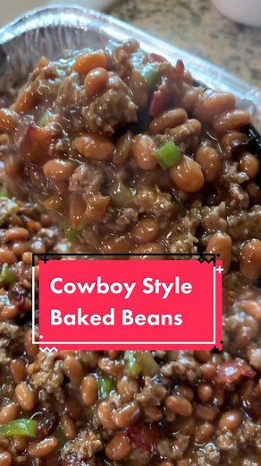Delicious Cowboy Style Baked Beans for Your 4th of July Cookout!