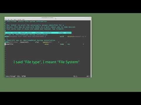 Linux Command Line (83) Mount a USB drive at startup