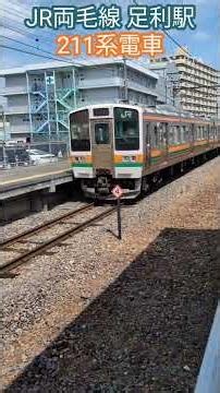 JR両毛線 足利駅🚉211系 #鉄道
