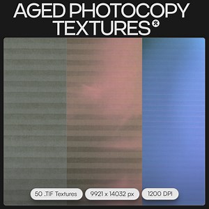 Aged Photocopy Textures | DORON SUPPLY