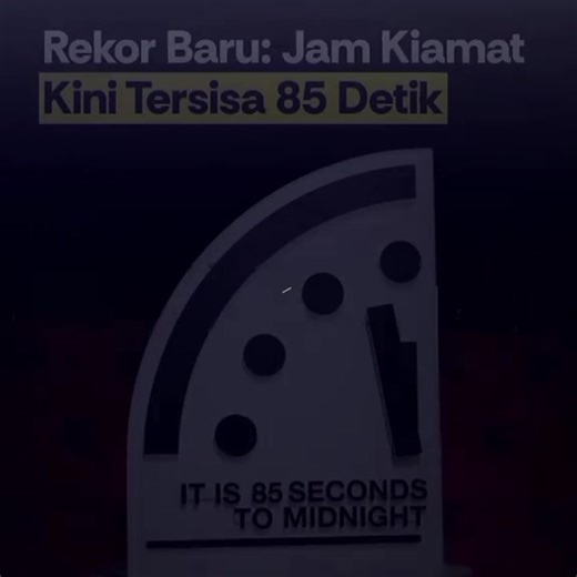 Jam Kiamat: 85 Detik Sebelum Tengah Malam