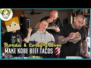 Ronda Rousey And WWE's Corey Graves Make Kobe Beef Tacos | Ronda's Kitchen