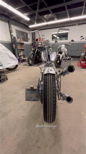 Harley panhead , tailight an plateholder fix #panhead #harleydavidson #chopper #harleylife