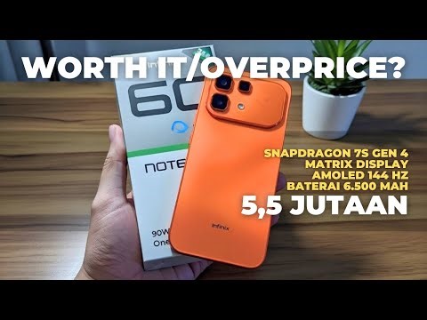 Infinix Note 60 Pro 5G Official! Rear LED Matrix Display - 5.5 Million Rupiah Worth It/Overpriced?