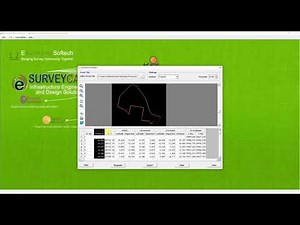Total Station Traverse Correction on Esurvey Software