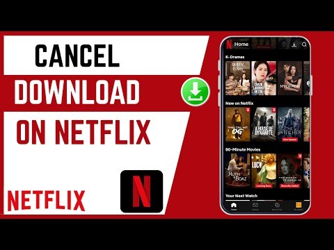How To Cancel Downloads On Netflix Account