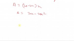 A trough with trapezoidal cross sections is formed by turning up the edges of a 30 -inch-wide sheet of aluminum (see figure). Find the cross section of maximum area. | Numerade