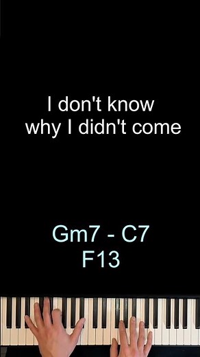 Karaoke Piano Loop: Norah Jones 'Don't Know Why' Verse