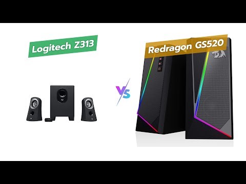 Logitech Z313 vs Redragon GS520 🎶🔊 | Speaker Comparison
