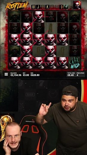 🧟Rotten pays us CRAZY in the Bonus! #reels #slots #bigwin #hacksawgaming