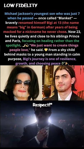 🌟 Michael Jackson's Son Bigi Jackson: Finding His Own Name, Voice & Peace ✨