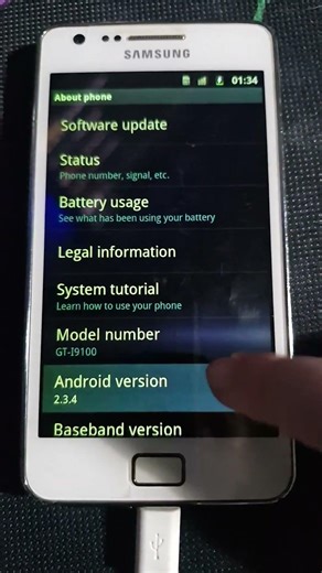 Galaxy S2 Android 2.3.4