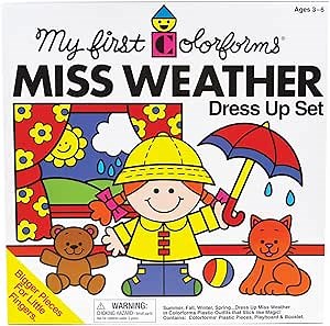 My First Colorforms Miss Weather Set