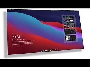 Change your windows 11 into Mac os,how to get Mac os style in windows, in just 5 minutes,rainmeterp8