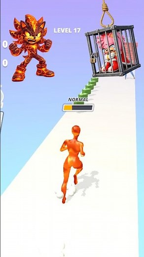 HELP! Volcano Shadow SAVES Amy from Cage 🔥😱 Can He Escape in Muscle Rush? #sonic #sonicthehedgehog