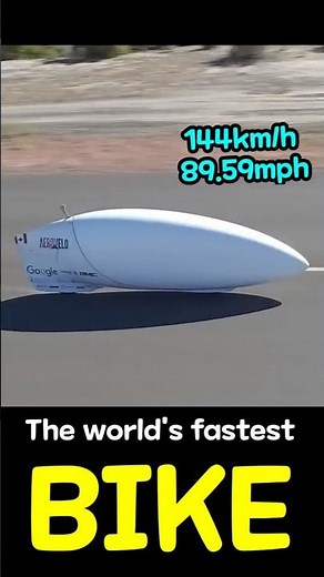 The Fastest in the World 🚀 Human Missile Bike 🚴‍♂️ AéroVélo Eta