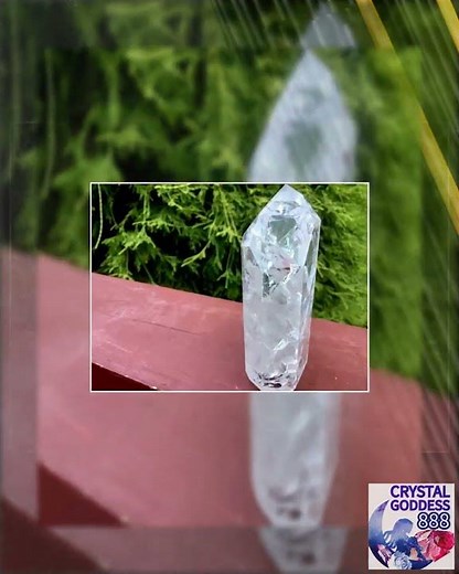 Rainbow Inclusions Quartz Crystal Generator: Fire and Ice, 3" Tall