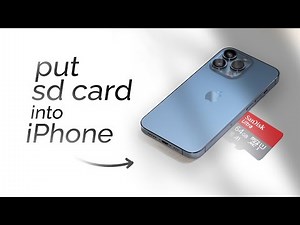 How to Put SD Card into iPhone (explained)