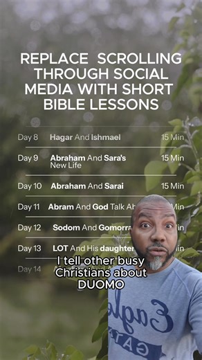 Tired of sitting silent during church discussions? With Duomo’s Bible Study Plan, you’ll gain wisdom and confidence step by step. ✅ Short daily lessons—just 10 minutes ✅ Clear explanations that make Scripture practical ✅ Insights you can share with authority in your community Stop scrolling. Start studying. Discover the Bible Study Plan that makes you spiritually grounded and respected in your church. | Duomo | Facebook