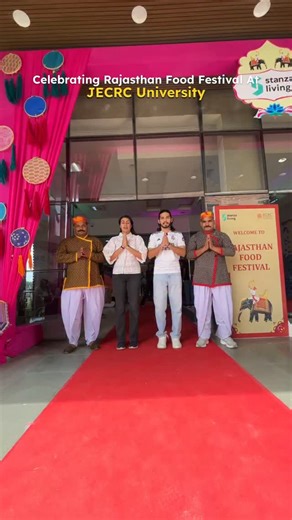 Arpit Agrawal on Instagram: "Today, JU & Stanza came alive with the colors and flavors of the Rajasthan Food Festival The festival was a perfect blend of tradition, culture, and delicacies that connect students to their roots A day full of joy and unforgettable memories! #food #foodfestival #rajasthanfood #rajasthanfoodfestival #JECRCStories #JU #jaipur"