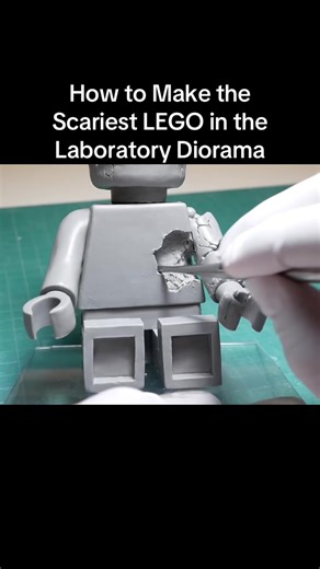 How to Make the Scariest LEGO in the Laboratory Diorama