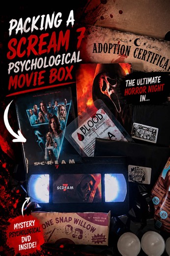 DIY Scream 7 Psychological After Dark Movie Box Unboxing