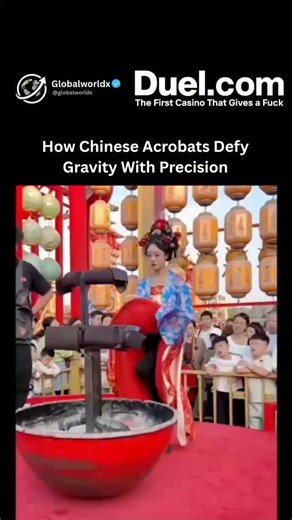 Facts | Business | Tech | Success on Instagram: "What looks like impossible balance is actually pure physics in motion, as the dancer moves effortlessly on a half-sphere platform that constantly corrects itself thanks to a perfectly placed low center of gravity, turning every tilt into a restoring torque while her body acts like a pendulum that amplifies stability, creating those smooth, controlled oscillations that look magical but are really master-level mechanics at work; each step redistribu