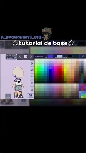 [descrição] •°tutorial de base gacha club°•