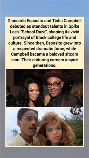 Giancarlo Esposito & Tisha Campbell: Iconic legacies endure #giancarloesposito #tishacampbell