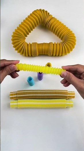 Satisfying ASMR Relaxing and Sound POP-TUBE #diy#satisfyingvideos #relaxing #oddasmr #funny #crunchy