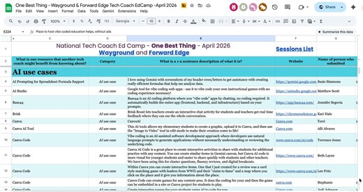Keeping up with ed tech has always been hard, but with AI and everything coming out, it’s probably harder than ever. That’s why I love sharing this resource so much!Almost 300 tech and instructional coaches shared their "One Best Thing" right now, and here are the results:https://t.co/HKH4ZwyYISThere are so many incredible ideas here that you’ll have plenty to explore, learn from, and use to help you level up and try something new 😀A huge thank you again to every coach who contributed during Na