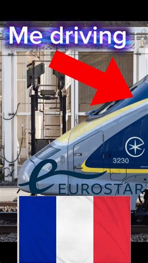 Me Driving Eurostar Train #shorts #eurostar #travel