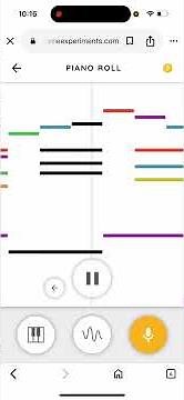 Minecraft music using chrome music lab