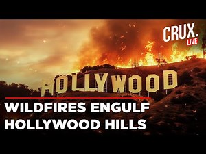 California Wildfire Live | Wildfires Devour Homes In Hollywood Hills In LA | Los Angeles Fire LIVE