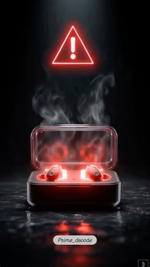 Decode Fact on Instagram: "A Time Bomb in Your Ear? Most people don’t realize that cheap or damaged earbuds contain lithium-ion batteries that can overheat and explode right next to your brain! 🤯 Our animation shows exactly what happens inside when a battery fails. Stop using your earbuds if they feel hot! Watch the full safety guide before your next listen. 🚨 The Science of a Silent Killer! Have you heard of Thermal Runaway? It’s a chemical chain reaction that turns your earbuds into a miniat