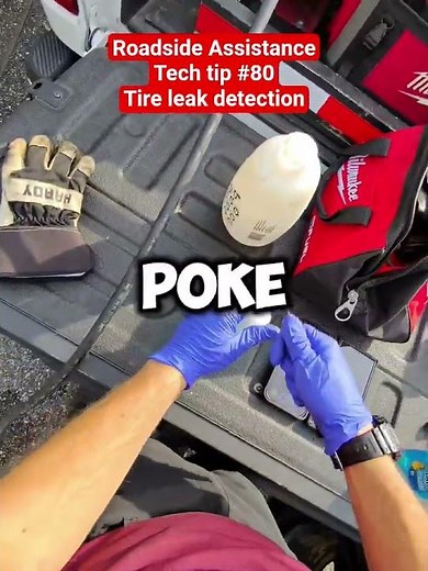 Roadside Assistance Tech Tip #80 - Finding a leak in a tire